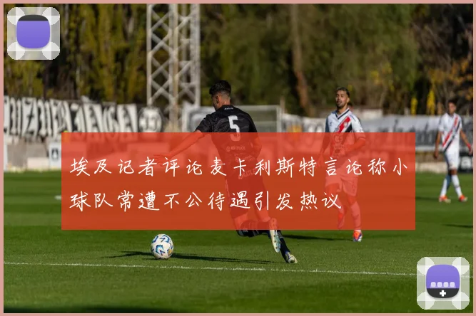 埃及记者评论麦卡利斯特言论称小球队常遭不公待遇引发热议